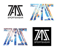 Logo e lettering per un marchio di abbigliamento sportivo<